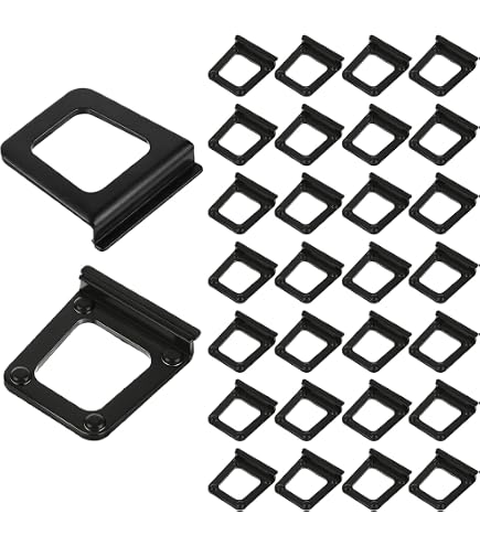 Window Screen Supply 20-Pack White Hollow Plastic Screen Lift Tabs – Universal Pull Tabs For Window Screens, Durable USA-Made