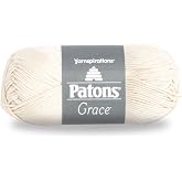 Patons 24606262008 Grace Yarn, 1.75 oz, Natural, 1 Ball