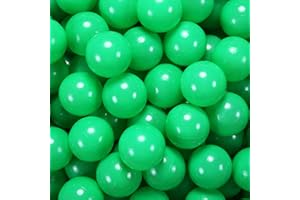 GUESVOT 2.75 Inch Big Ball Pit Balls - Crush Proof Plastic Balls for Ball Pit Pack of 50pcs Set for Toddlers Ball Pool Playtent Tunnels with Reusable Storage Bag