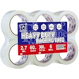 PERFECTAPE Packband Transparent – 36 Rollen, 48mm Breit, 60m Lang | Extra Stark