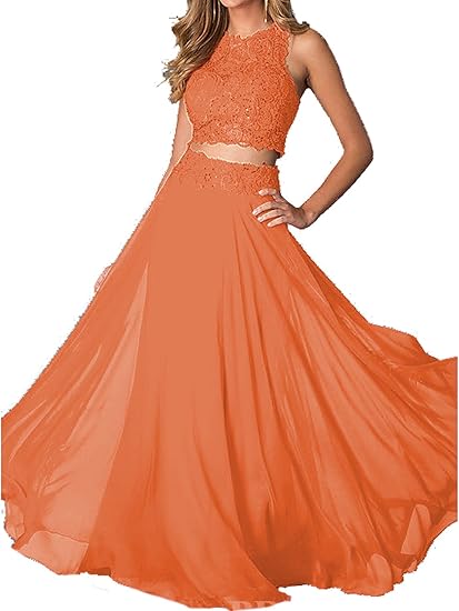 orange prom dresses 2018