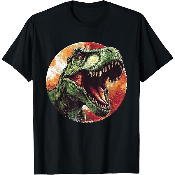 Jurassic Park 1993 Original Distressed Logo T-Rex Men's T-Shirt – Yellow