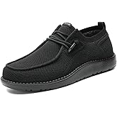 1TAZERO Men's Extra Wide Slip-On Shoes Loafers Orthopedic Diabetic Shoes for Swollen Feet Comfortable Walking with Arch Support for Plantar Fasciitis
