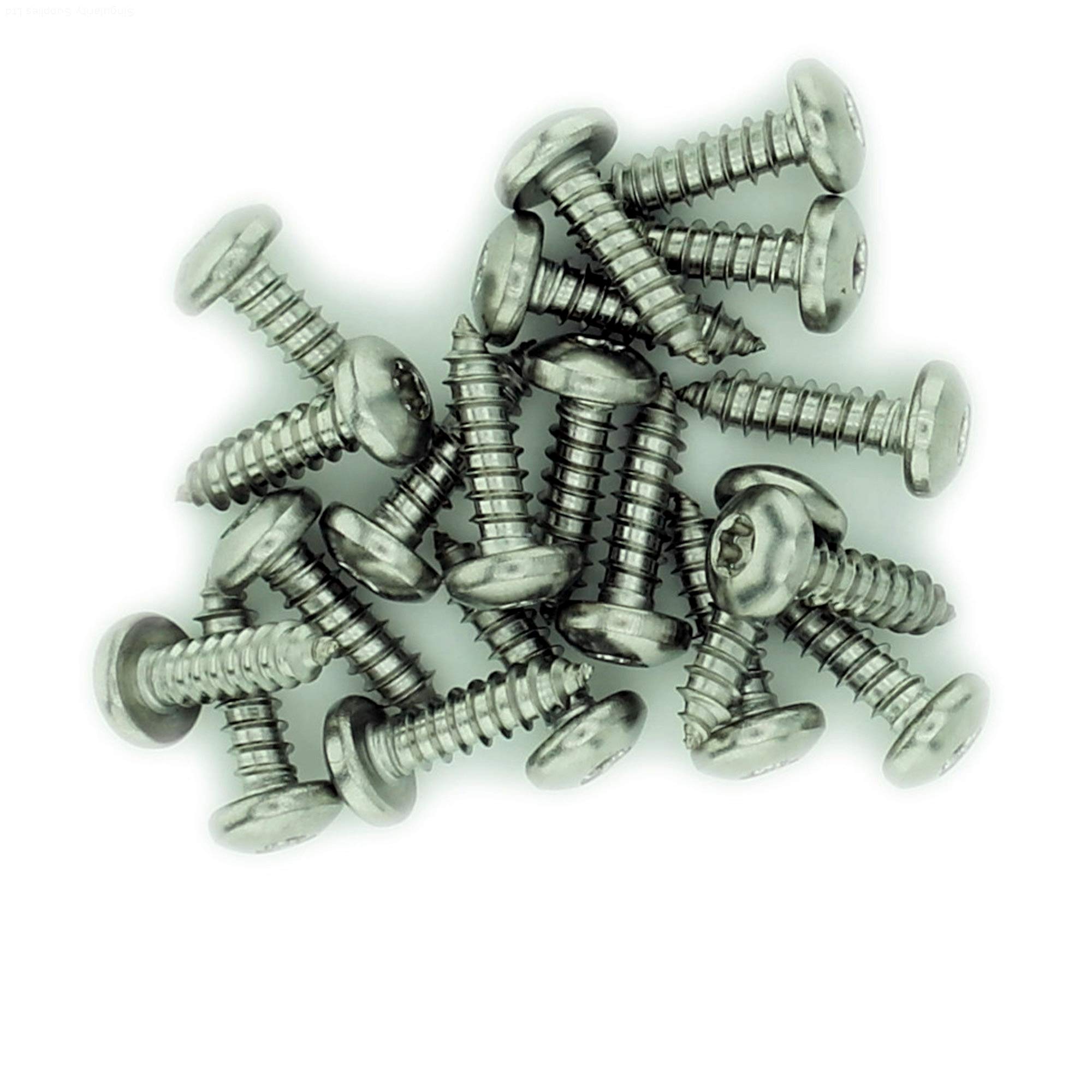 No.2 x 0.25 (2.2mm x 6.5mm) TX Pan Self-Tapping Screw - Stainless Steel (A2) (Pack of 20) โ image 1
