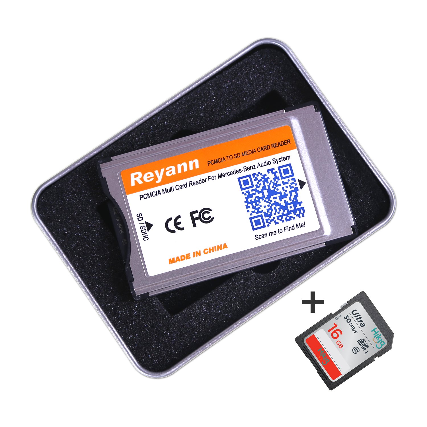 Hikig 16G SD Card Set for Mercedes-Benz PCMCIA MP3 Audio COMAND