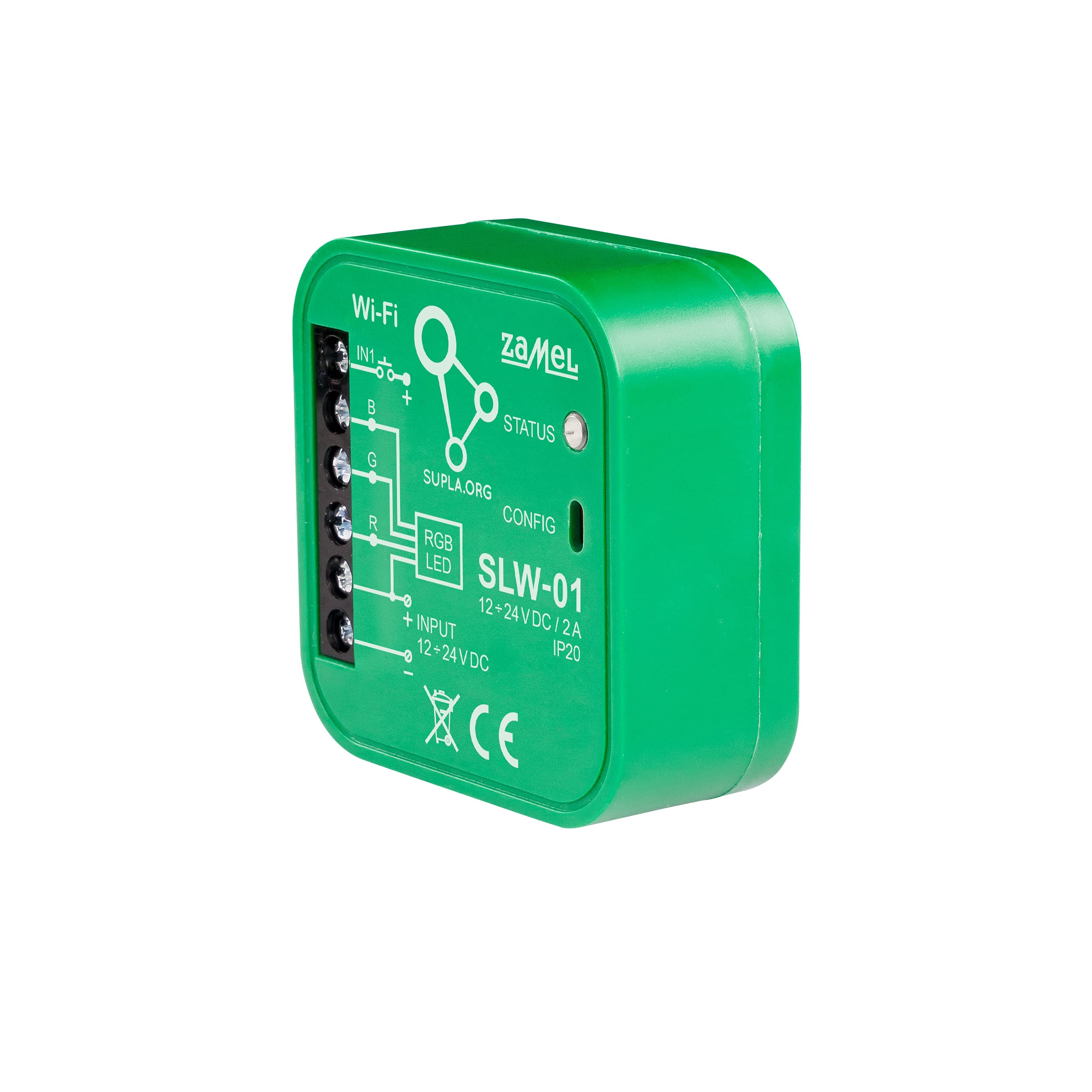 Supla Zamel Modular Latest Generation Wireless Modern Custom Easy to Install Remote Control System Functional Professional Electric RBG Wi-Fi LED Control