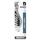 Zebra(R) Ballpoint F-Refills For F-301 Ultra,F-301 Pen, F-301 Compact, F-402 Pen, Fine Point, 0.7 mm, Black, Pack Of 2