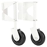 Gate Wheel Spring-Loaded Gate Caster Kit for Wooden