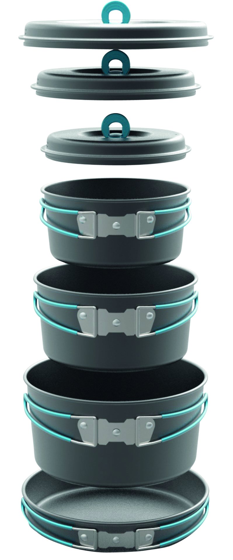 Highlander Vertex Family Cook Set - Black