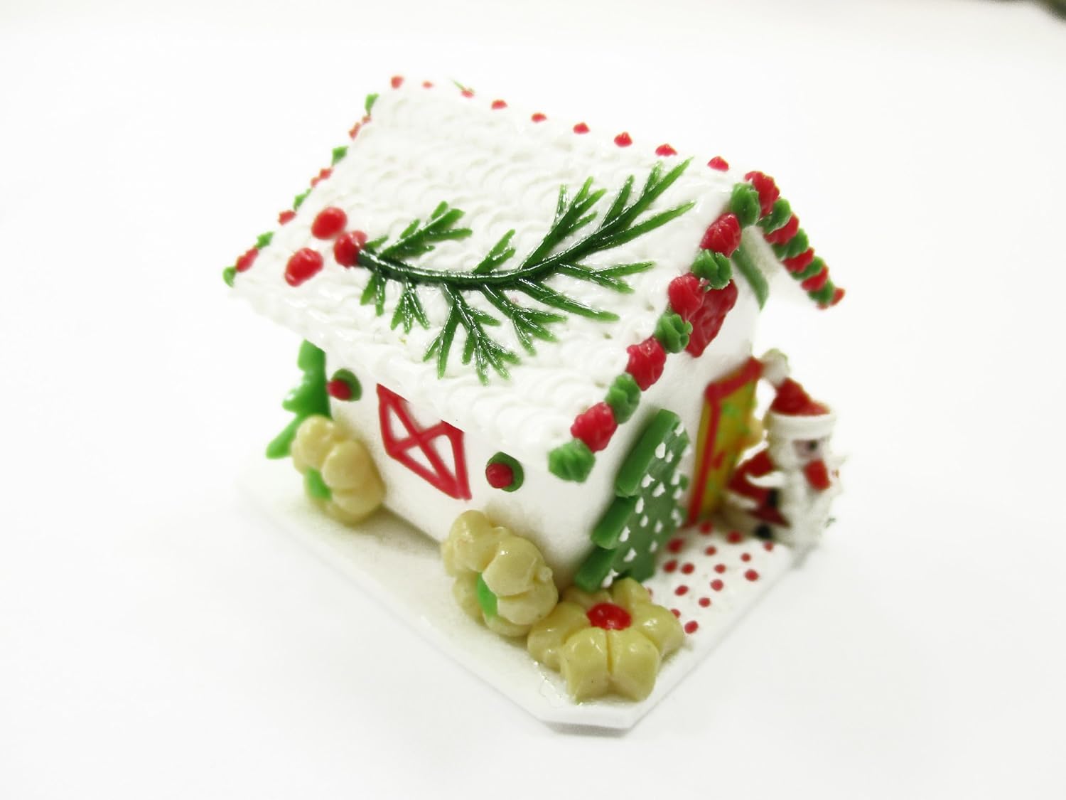 Best christmas miniature ornament kit diy fairy garden dollhouse