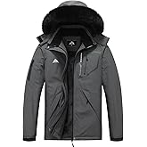 MOERDENG Women's Waterproof Snow Ski Jacket - Warm Winter Coat Insulated for Snowboarding, Mountain Hiking