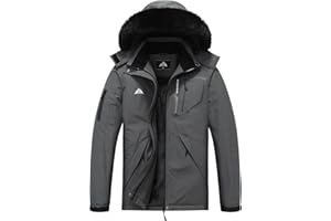 MOERDENG Women's Waterproof Snow Ski Jacket - Warm Winter Coat Insulated for Snowboarding, Mountain Hiking