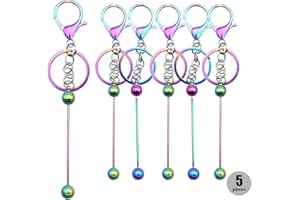 David accessories Beadable keychain Bars Beadable Blanks, for Keychain Projects Pendant