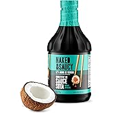 Naked & Saucy Reduced Sugar Coconut Aminos, Soy Sauce Substitute, 31 fl oz | Gluten-Free, Soy-Free, Vegan, Paleo