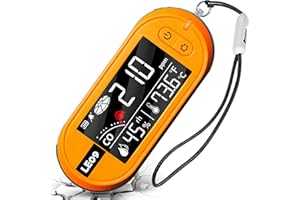 LSENLTY Portable Carbon Monoxide Detectors Support 500-hour Standby Time, 3-in-1 CO Detector (Temp, Humidity, and CO), Alarm 