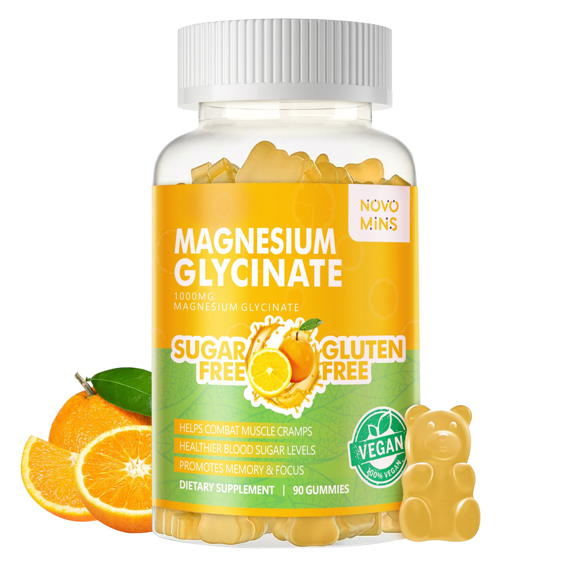 Magnesium Glycinate Gummies (Orange)