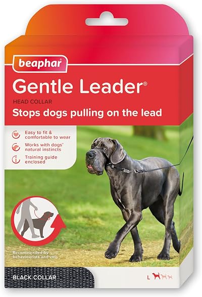 Beaphar Gentle Leader Head Collar for Large Dogs - Anti-Pull Training