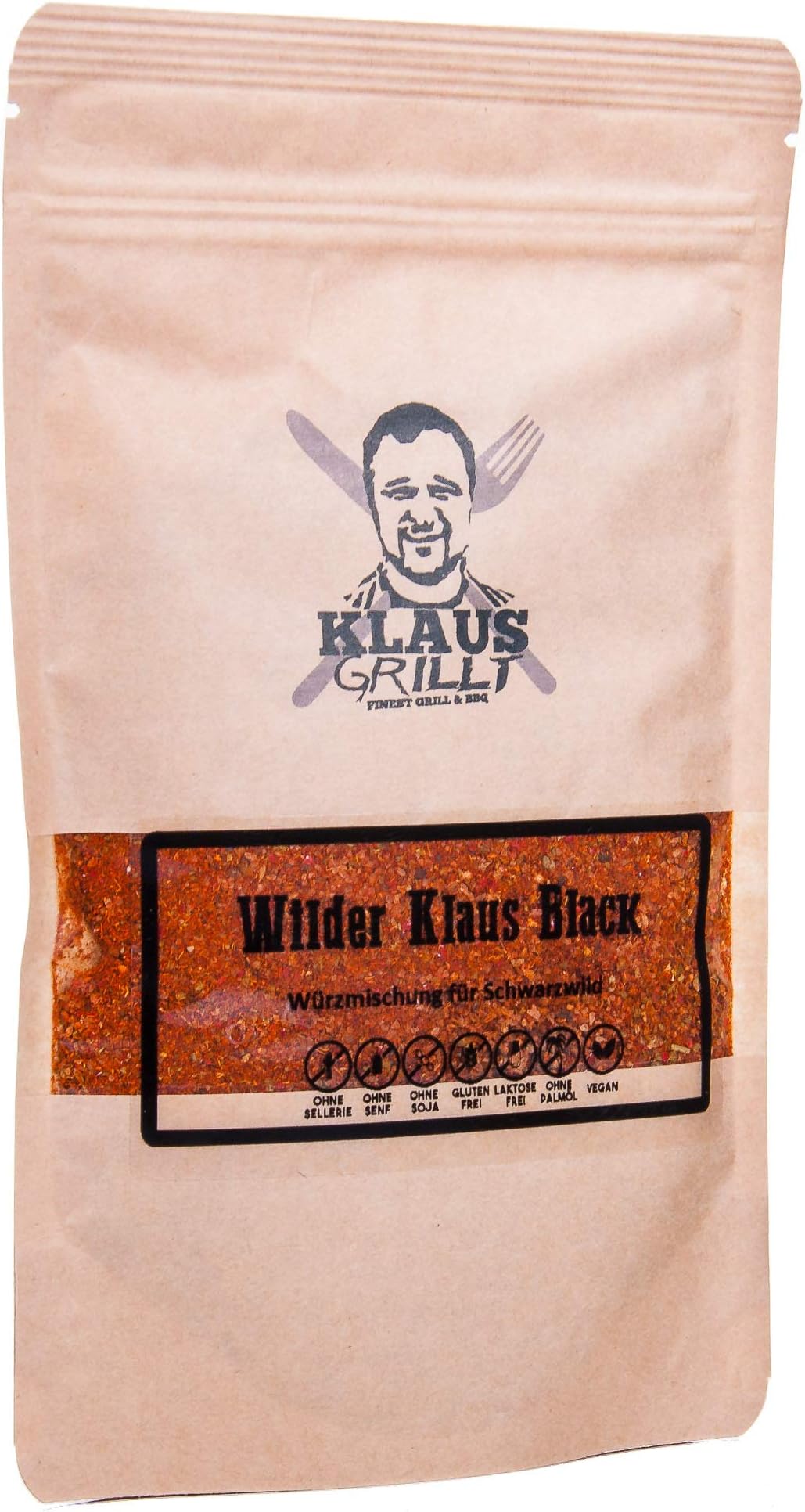 'Wild Black... Seasoning Spice Mix for Wild Boar by Klaus Klaus Grills.