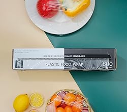 Plastic Food Wrap- 800 SQ. FT. BPA-Free, Includes