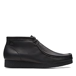 Clarks Men's Shacre Boot Ankle, Black Leather, 10