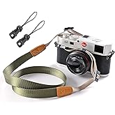 Eorefo Camera Strap Camera Neck Strap with Quick-release Buckles for Mirrorless Camera.(Army Green)