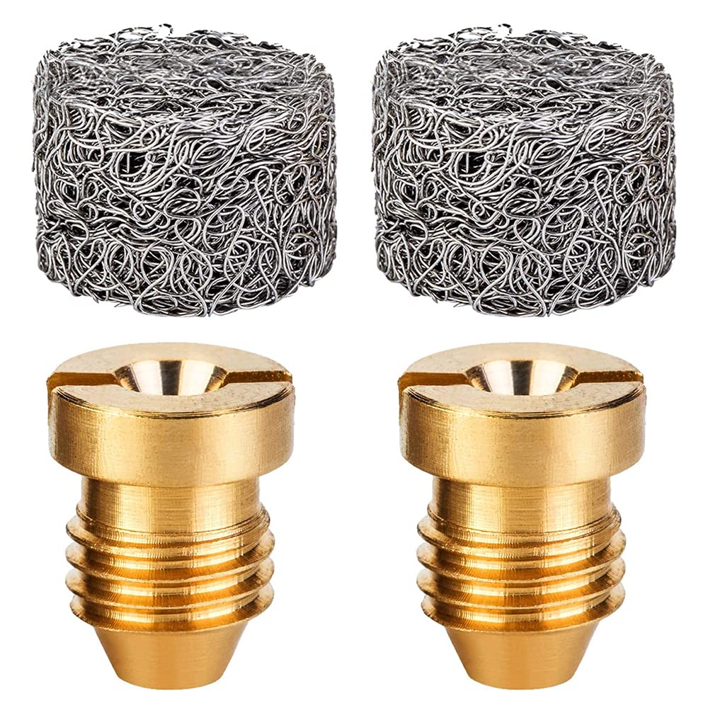 4 Pcs 1.1 mm Thread Foam Nozzle, Lance Filter, Orifice Nozzle and Generator Universal Replacement Maker Accessories for Snow Lance