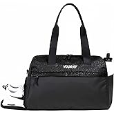 Vooray 25L Trainer Duffel Bag – Lightweight Travel Duffel for Women and Men with Shoe Pocket, Workout Bag, Weekender for Overnight, Football, Traveling, or Hospital Use