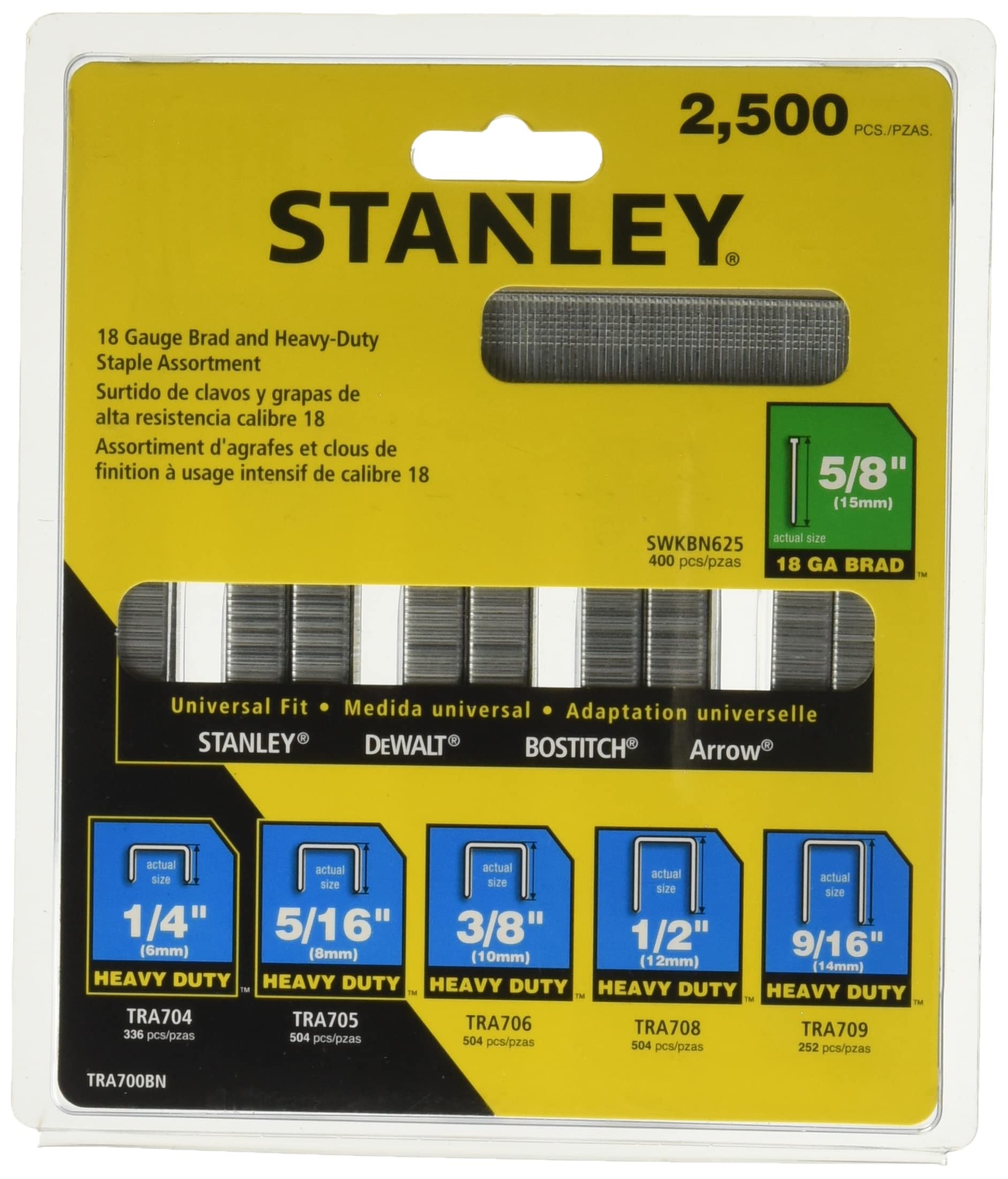 Stanley TRA700BN Staples Pack 2500staples