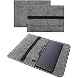 UC-Express Huawei MateBook X/MateBook E Sleeve Hülle Tasche Filz Notebook Cover Case Grau, Farbe:Grau