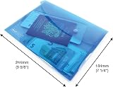 Rapesco 0689 ECO Recycled Popper Wallets A5 Pack of 5 Assorted Colours view 5