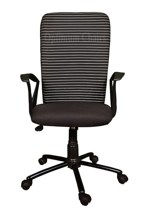 Optimum High Back Series Metal Chair (Black)