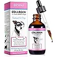 Liquid Collagen for Dogs - Shiny Coat & Healthy Skin, Joint Support, Digestive Health - Delicious Bacon Flavor, 2fl oz(60ml)