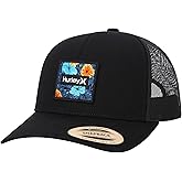 Hurley Men's Caps - Fairway Trucker Mesh Baseball Cap - Snap Back Hats for Men
