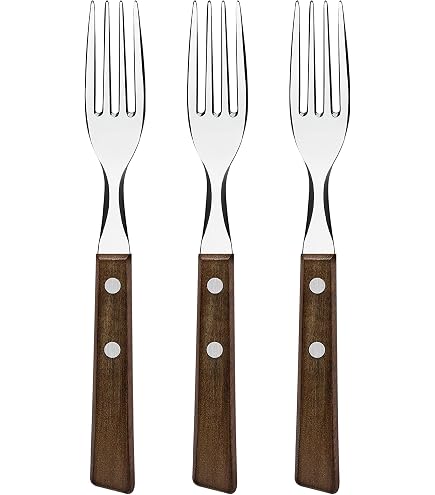 Amazon.com: Tramontina Wood Handle Table Forks, 7.5 inches (19 cm