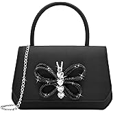 Milisente Women's Evening Bag Bridal Party Clutch Purses Cocktail Prom Handbags with Patent Leather