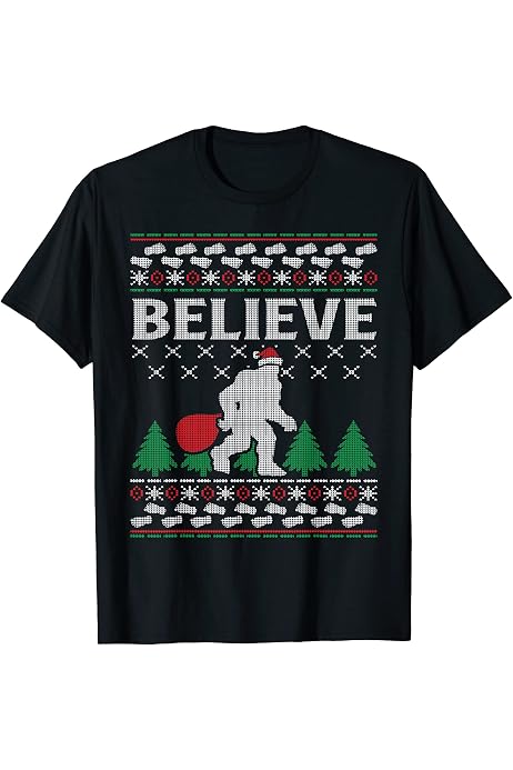 bigfoot believe t shirt