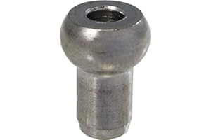 SB DISTRIBUTION LTD SBDs (Pack of 2) Single Shank Steel Ball for 3/16" Diameter Wire Rope/Cable