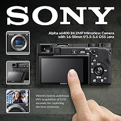 Sony Alpha a6400 24.2MP Mirrorless Camera with