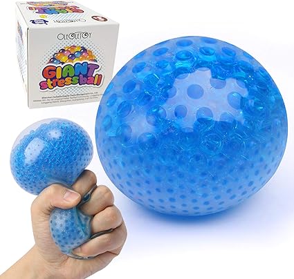 Giant Stress Ball, Blue Fidget Toy 