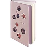 DIVERSEBEE Hardcover Lined Journal Notebook, Medium A5 (5.8 x 8.3 inches), 192 Pages, Thick Paper, Aesthetic Journals for Writing, Office School Bible Journaling Supplies (Figs)