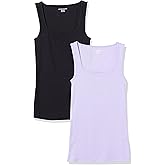 Amazon Essentials womens Slim Fit Square Neck Tank Top