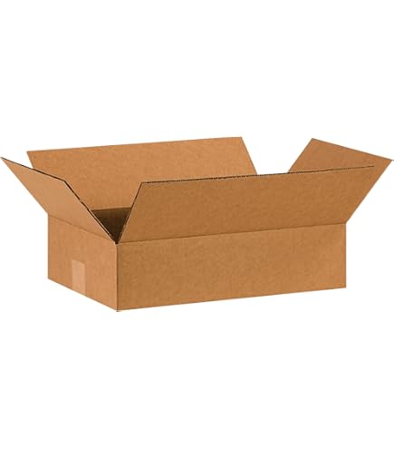 AVIDITI 15 X 15 X 4 Corrugated Cardboard Boxes, Flat 15"L X 15"W X 4"H