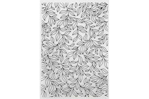 DzIxY Leaves Background Plastic Embossing Folders for Cards Making Supplies DIY Paper 3D Scrapbook Stencils Album Crafts Decoration Template