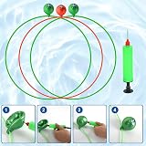 TOPWAYS Swimming Training Diving Pool Toys 80 cm Green Orange Ring view 5
