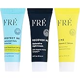 FRÉ Deluxe Mini Set – Travel-Size Clean Skincare Essentials with C ME Serum, Reef-Safe, Vegan, For Face & Body