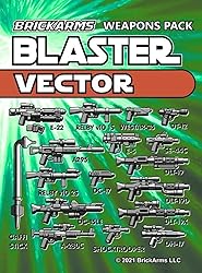 BrickArms Blaster Vector Weapons & Blaster Pack for