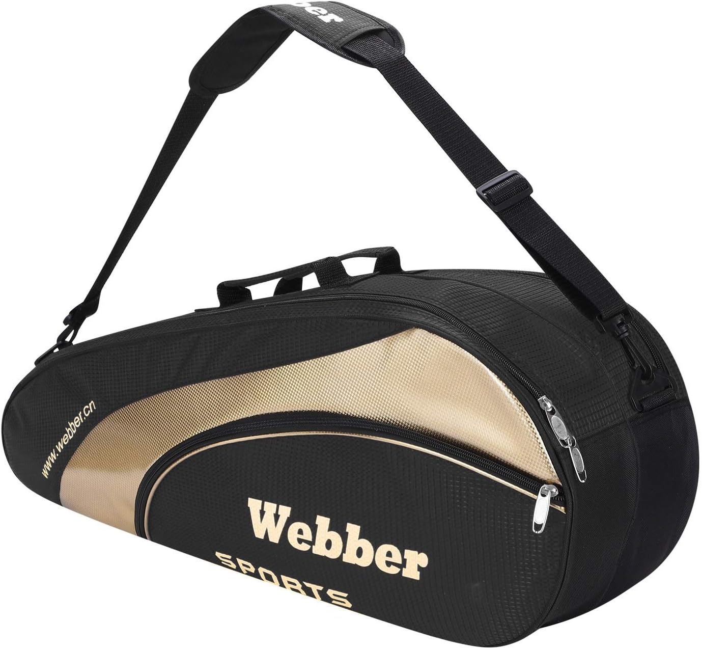 ITODA Tennis Racquet Cover Bag, Sports 3-6 Rackets Paddle Badminton Carry Case Dustproof Waterproof Separation Shoes Pocket Storage Outdoor Bag with Adjustable Shoulder Strap : Sports & Outdoors