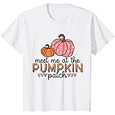 Meet me at The Pumpkin Patch Toddler Girls Fall Outfit T-Shirt