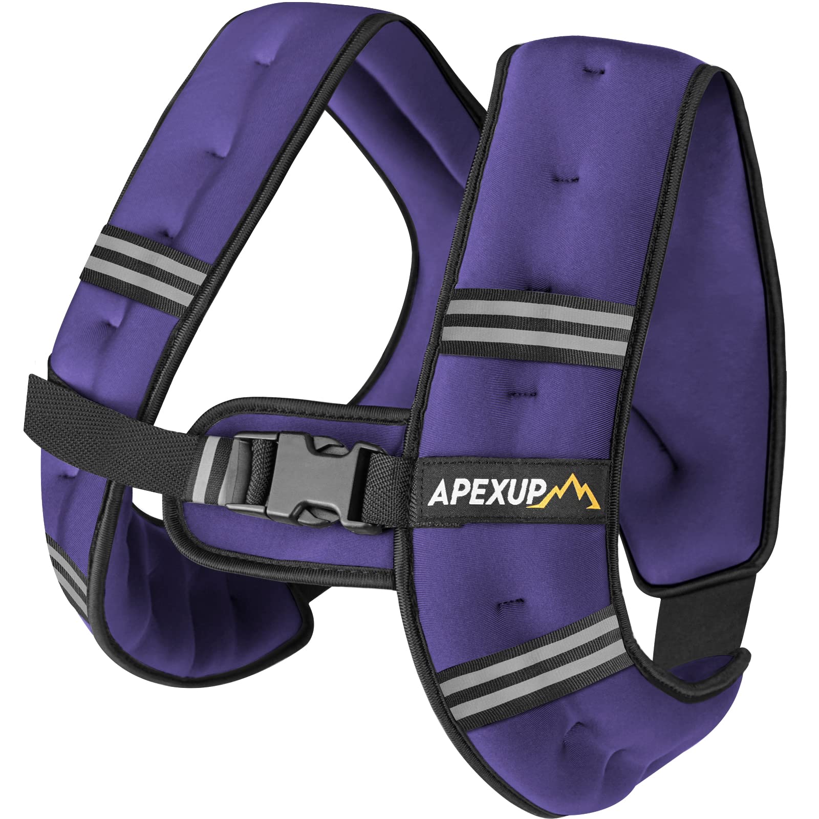 Photo 1 of APEXUP 10lbs Weighted Vest Men Women, Weight Vest for Women Workout Equipment for Strength Training Running (Purple)