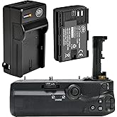BM Premium Battery Grip Kit for Canon EOS R5, EOS R5C, EOS R6, EOS R6 II Digital Camera - Includes BG-R10 Battery Grip Replacement + Qty 1 LP-E6NH Battery + Battery Charger